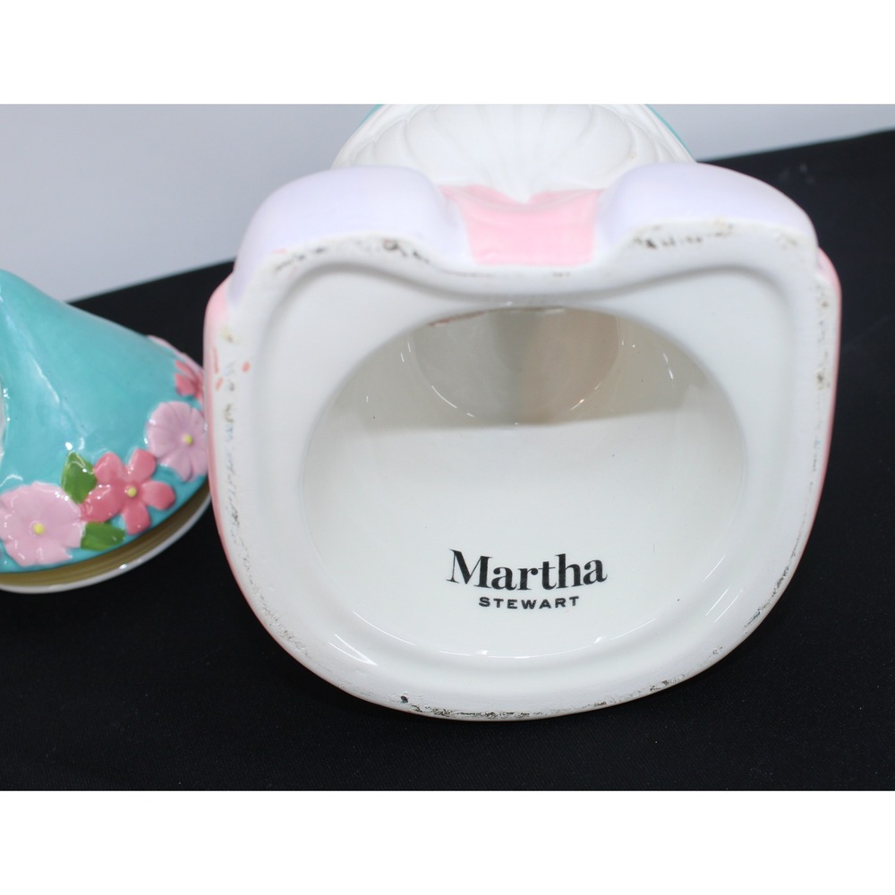 Martha Stewart Gnome Candle Sweet Citrus Scent Pink Blue Floral Bunny Ears Lid - Picture 7 of 7